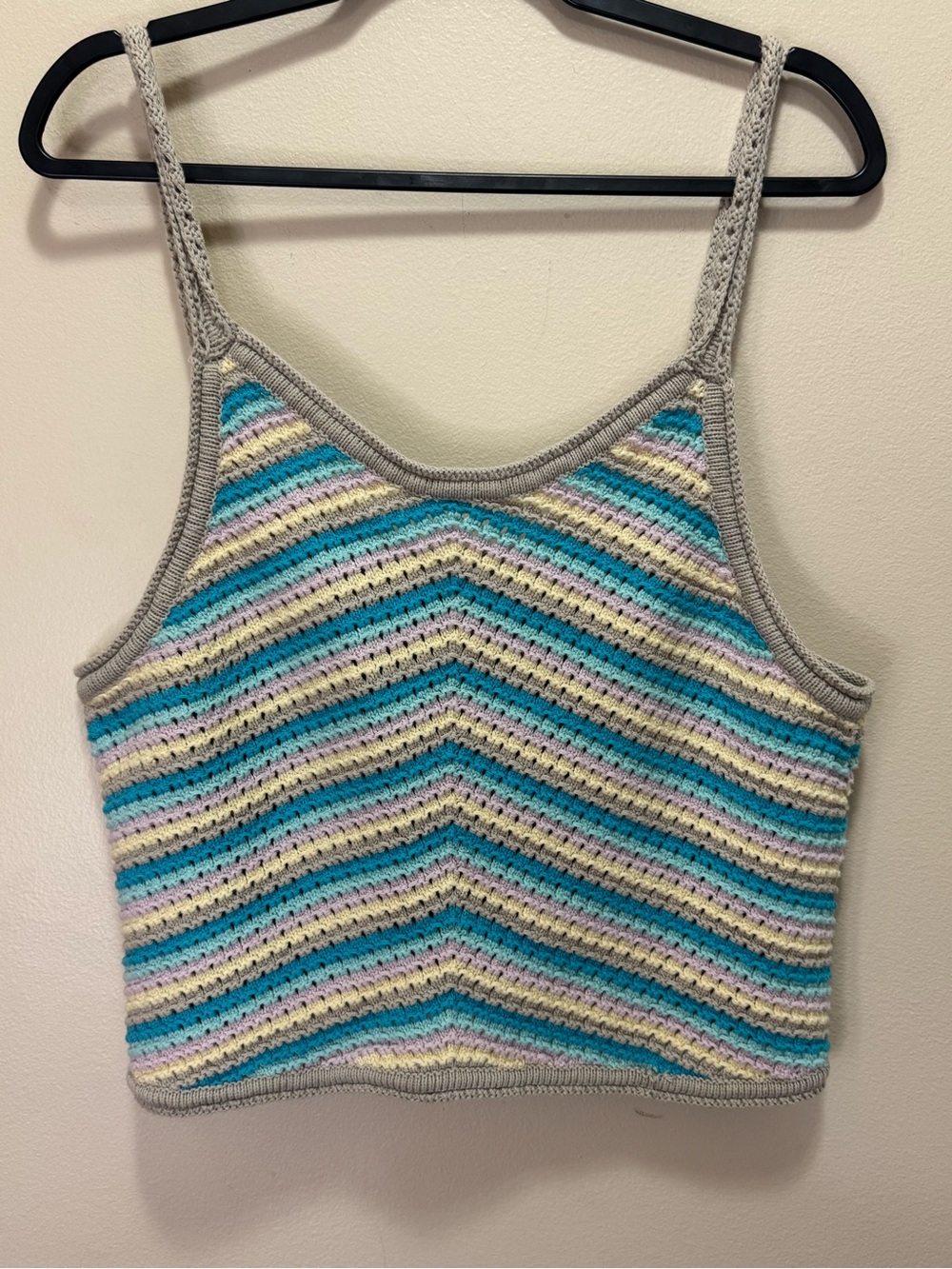 Full Tilt Mitered Stripe Cami
